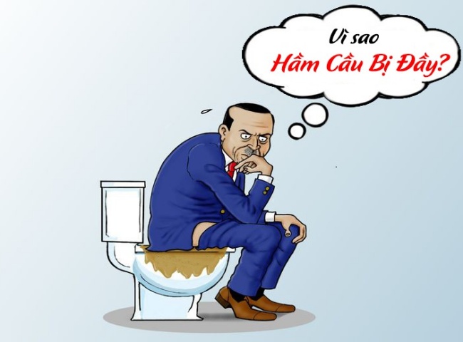 bồn cầu bị bốc m&ugrave;i h&ocirc;i