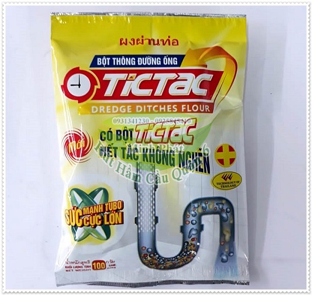 Bột th&ocirc;ng nghẹt bồn cầu